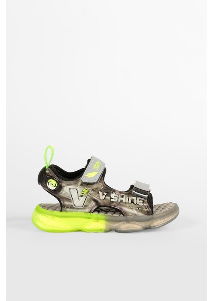 Felipe Gri Çocuk Sandalet