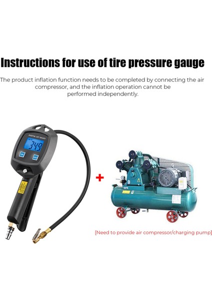 Dijital Ekran Lastik Basınç Göstergesi Otomatik Aksesuarlar Yüksek Hassasiyetli Izleme Enflasyon Evrensel Araba Lastik Manometro (Yurt Dışından) indirimleri
