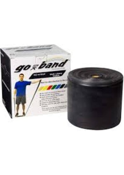 Go-Band Direnç Egzersiz Bandı Siyah ( X-Heavy ) 45.7 mt -10-6425