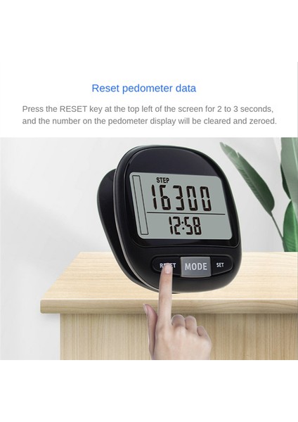Klips ve Kayış, Kalori Tezgahı, 7 Günlük Bellek ile Yürümek Için 3D Pedometre. Erkek Kadınlar ve Çocuklar Için Doğru Adım Sayacı (Yurt Dışından) fiyatları