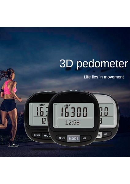 Klips ve Kayış, Kalori Tezgahı, 7 Günlük Bellek ile Yürümek Için 3D Pedometre. Erkek Kadınlar ve Çocuklar Için Doğru Adım Sayacı (Yurt Dışından) modelleri