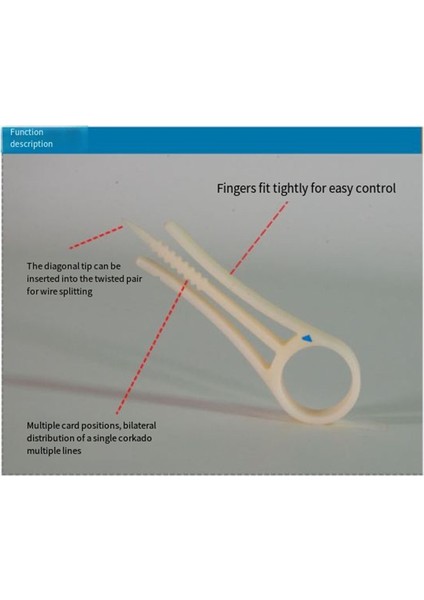 6 Pcs Kablo Ayırıcı Araçlar Tel Düzleştirici Kolay Kullanımı Plastik Ağ Kablosu Cat5 Cat6 Için Aracı (Yurt Dışından) fırsatları