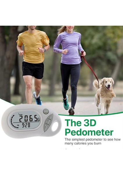 Mini 3D Pedometre Taşınabilir Büyük Ekran Adım Sayaç Tracker Telefon Veya Uygulama Yok Hassas Mini Pedometre (Yurt Dışından) indirimleri