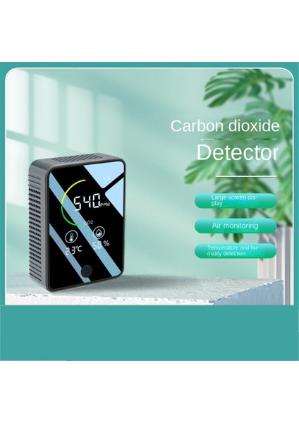 3&#39;ü Taşınabilir Karbondioksit Dedektörü Hava Kalitesi Dedektörü, Sıcaklık ve Nem Monitörü ile Evler, Araba Için (Yurt Dışından) fiyatları