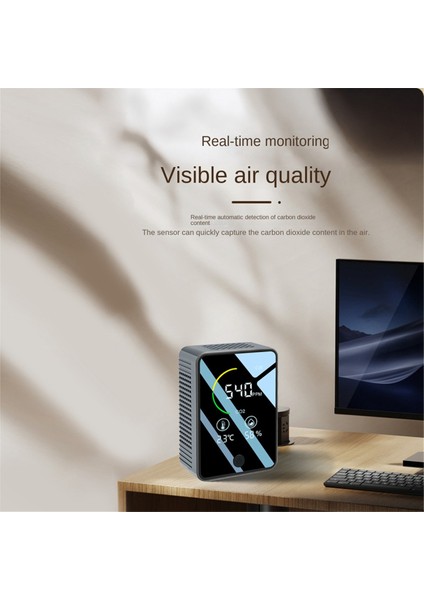 3&#39;ü Taşınabilir Karbondioksit Dedektörü Hava Kalitesi Dedektörü, Sıcaklık ve Nem Monitörü ile Evler, Araba Için (Yurt Dışından) fırsatları