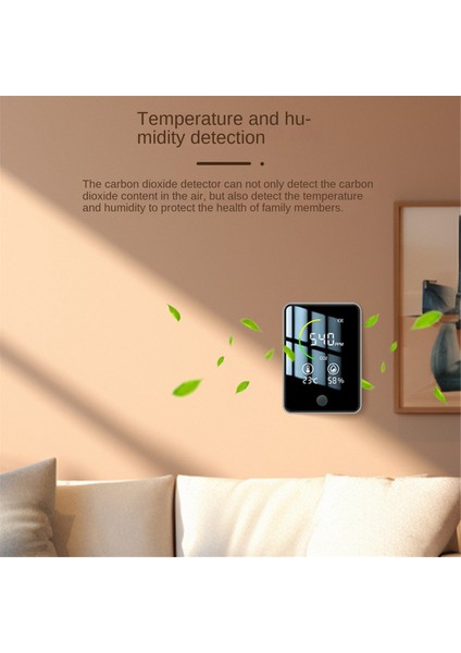 3&#39;ü Taşınabilir Karbondioksit Dedektörü Hava Kalitesi Dedektörü, Sıcaklık ve Nem Monitörü ile Evler, Araba Için (Yurt Dışından) indirimleri