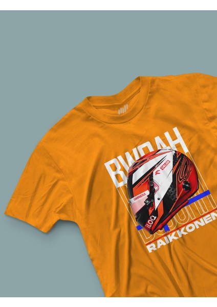Kimi Raikkonen Bwoah Kask T-Shirt fiyatları