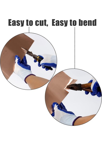 Bakır Yanıp Sönen - 16 Oz 24 Ölçüm 0.5mm Kalınlık - 10 Feet Uzunluk Bakır Rulo - Dıy Projeleri (24 Ga, 2 Inç Genişlik x 10FT) (Yurt Dışından) modelleri