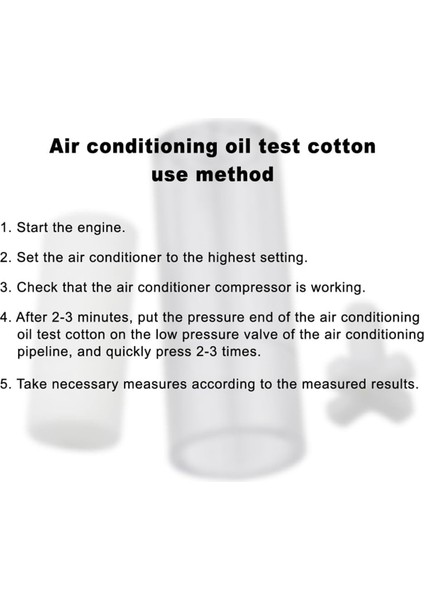 10PCS Araç Aircon Yağ Dama Soğutucu Yağ Analizörü Ac Yağ Teste R134A Soğutma Yağ Seviye Deplat (Yurt Dışından) modelleri