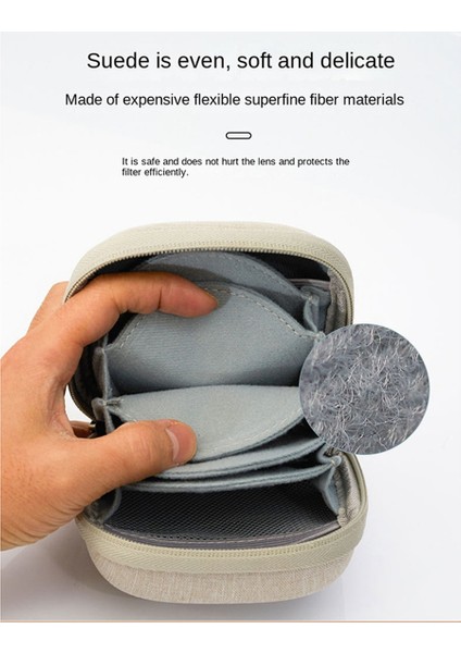 8 Cep Çok Fonksiyonlu Dairesel Lens Filtre Koruyucu Depolama Çantası Torba Kapak Kutusu 95MM ve Lens Filtresi Için (Yurt Dışından) modelleri