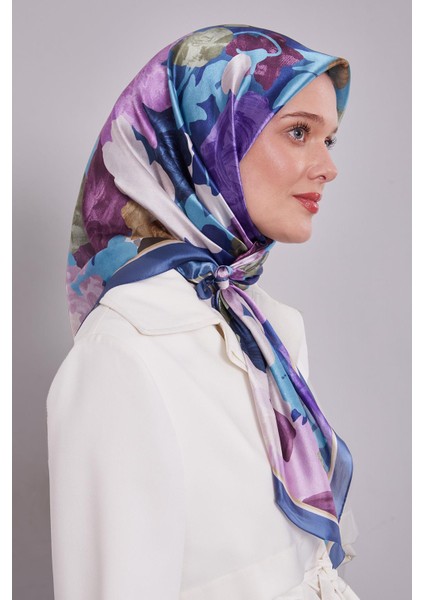 Saks Gül Desen Kristal Eşarp fiyatları