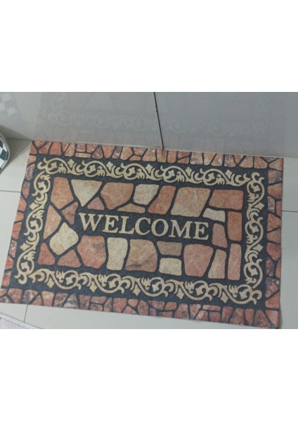 Taş Desen Kapı Önü Paspas