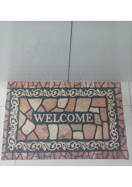 Taş Desen Kapı Önü Paspas modelleri