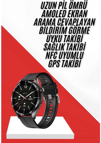Akıllı Saat Ios ve Android Tüm Telefonlara Uyumlu Çok Fonksiyonlu Amoled Ekran - T907G056-Z9090 fiyatları