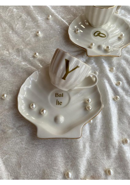 Kişiye Özel Damat Kahvesi Fincanı , Altın Yaldızlı Inci Fincanı , Söz Kahvesi Fincanı 1 Adet fırsatları