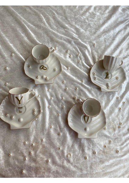 Kişiye Özel Damat Kahvesi Fincanı , Altın Yaldızlı Inci Fincanı , Söz Kahvesi Fincanı 1 Adet indirimleri