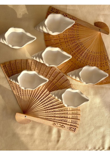 Deniz Kabuğu Dekoratif Mumluk, Takı Tabağı