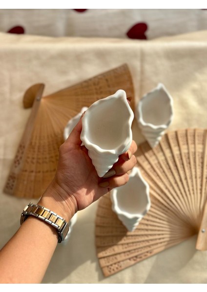 Deniz Kabuğu Dekoratif Mumluk, Takı Tabağı fırsatları