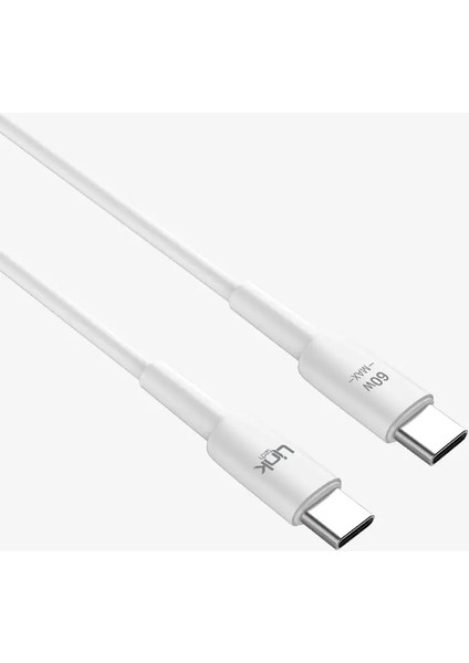 Premium K609 Safe Pd 2m 60W Tip-C Tip-C Şarj Kablosu