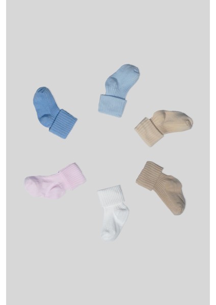 6 Çift Newborn Anti-Bakteriyal Yeni Doğan ve Bebek Çorabı 0-6 Ay fiyatları