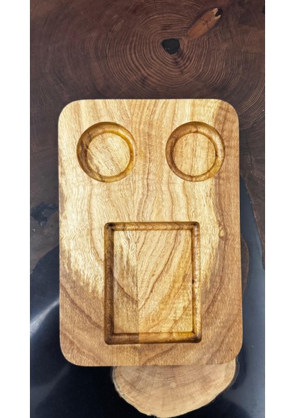 Doğal Ceviz Ahşap Bölmeli Sunum Tahtası | El Yapımı Kahvaltılık & Servis Sunumu (1,2,3,4 Bölmeli) modelleri