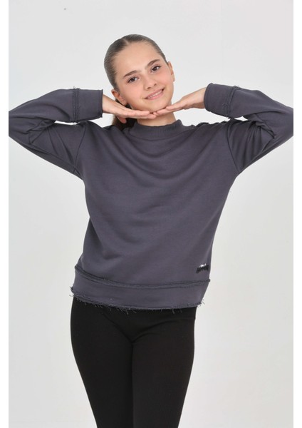 Kız Çocuk Happen Nakışlı Sweatshırt indirimleri