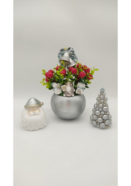 Yılbaşı Kokinalı Gümüş Saksı fiyatları