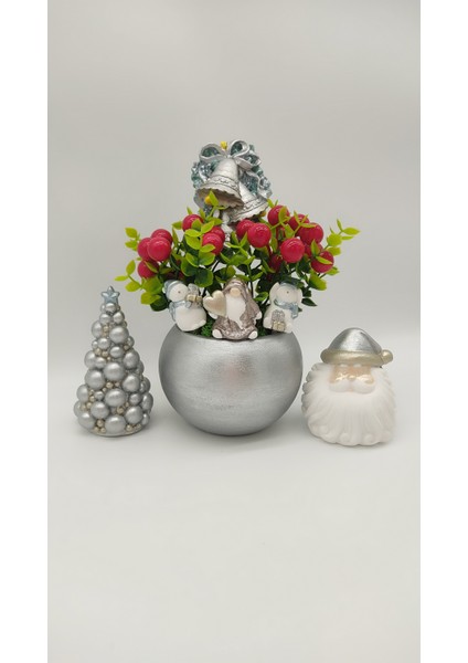 Yılbaşı Kokinalı Gümüş Saksı modelleri