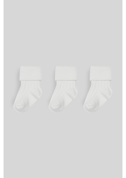 4 Çift Newborn Anti-Bakteriyal Yeni Doğan ve Bebek Çorabı 0-6 Ay