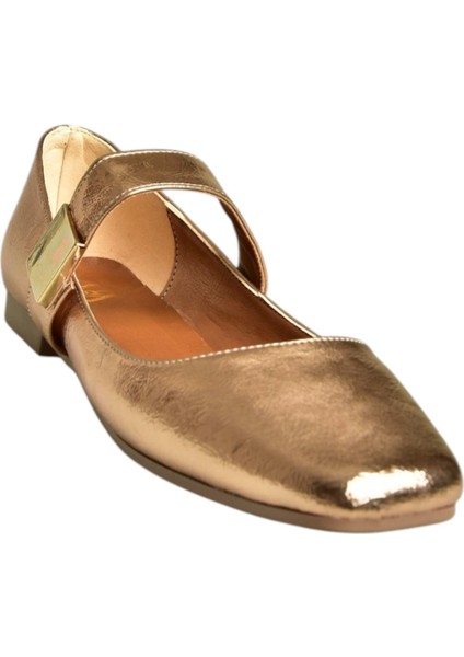 U726454508 Bronz Rugan Kadın Babet