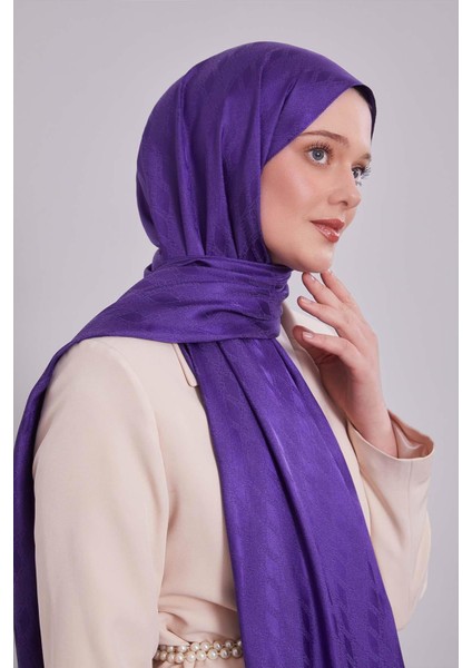 Morcivert Örgü Desen Jakar Şal fiyatları