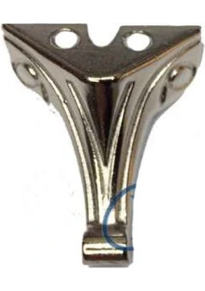 Moda Ahşap, Mdf, Sunta Sandık Ayağı, Kutu Ayak 2,5 cm - Nikel