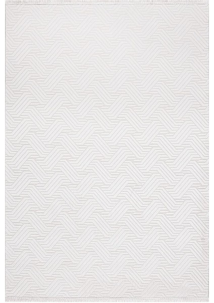 Zena 406A Krem Bej Serisi Akrilik Salon Oturma Yatak Odası Halısı