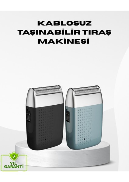 Kablosuz Şarjlı Sakal Tıraş Makinesi – Kuru Kullanım Uzun Pil Ömrü - N928J786-M95928
