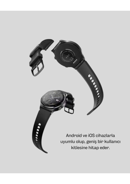 Akıllı Saat Nfc – Bluetooth Arama ve Kablosuz Şarj Özellikli - N793J574-M97793 modelleri