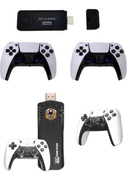 20.000 Oyunlu Kablosuz Çift Kol Retro Oyunlar Çift Kollu Game Stick - M825B789-N90825 modelleri