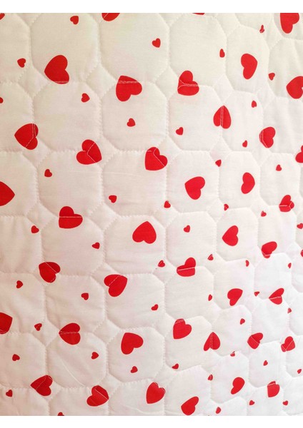 Şenev Gold Şenev Gold Kırmızı Kalp Desenli Pike (Akfil )