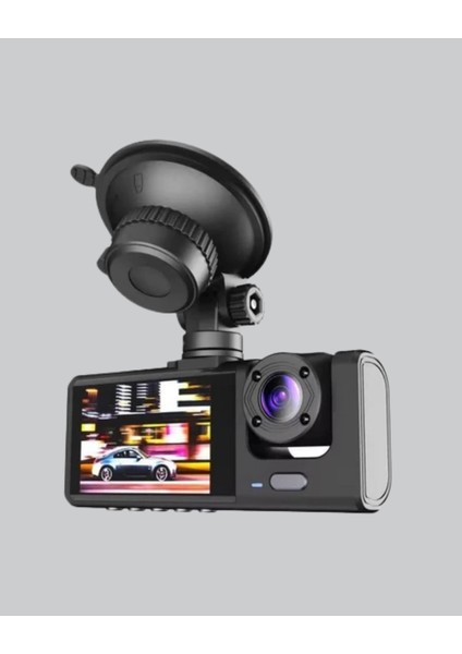 Üç Kameralı Araç Dvr Full Hd Gece Görüşlü ve 2 Inç IPS Ekranlı - M780R040-K50780 indirimleri