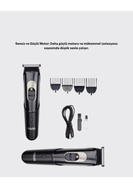 Paslanmaz Bıçaklı Şarjlı ve Sessiz Saç Sakal Kesme Makinesi – Ev Kullanımı - M302B730-N40 fiyatları