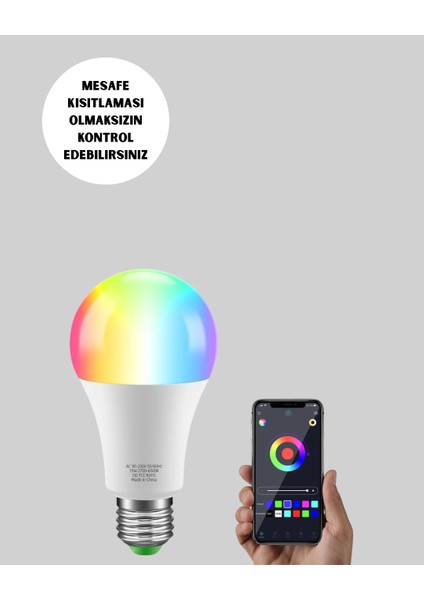 9 Watt Beyaz Işık ve Renk Ayarlı Akıllı LED Ampul - M958K703-R50958 fiyatları