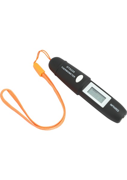 Temassız Mini Kızılötesi Termometre Ir Sıcaklık Dijital LCD Ekran Kızılötesi Termometre Kalemi DT8220 Siyah (Yurt Dışından) indirimleri
