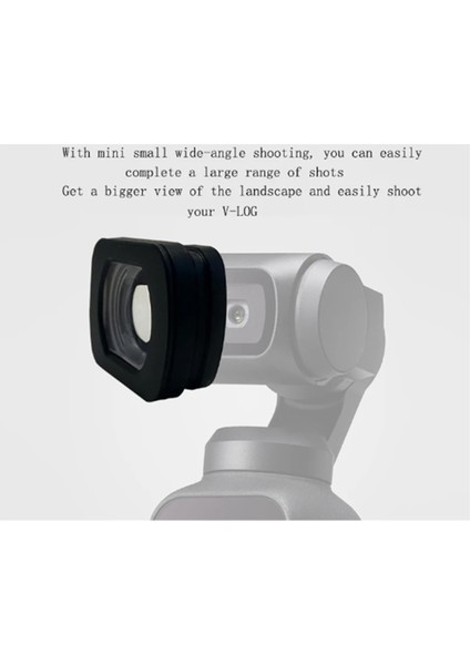 Djı Pocket Için Geniş Açılı Lens Filtresi 3 Djı Osmo Cep Için Artırılmış Geniş Açılı Filtre 3 Handheld Gimbal Kamera (Yurt Dışından) modelleri