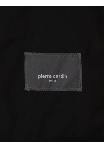 Erkek Siyah Kapüşonlu Mont 50313983-VR046