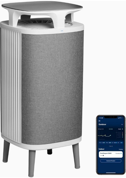 Dustmagnet 5240I Hava Temizleyici – 48 M², Hepasilent, Gri
