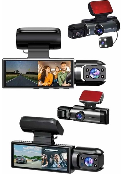 Video ve Fotoğraf Kaydedici Sürüş Kamerası Ön ve Arka Çift Kameralı - N506J785-M08506 indirimleri