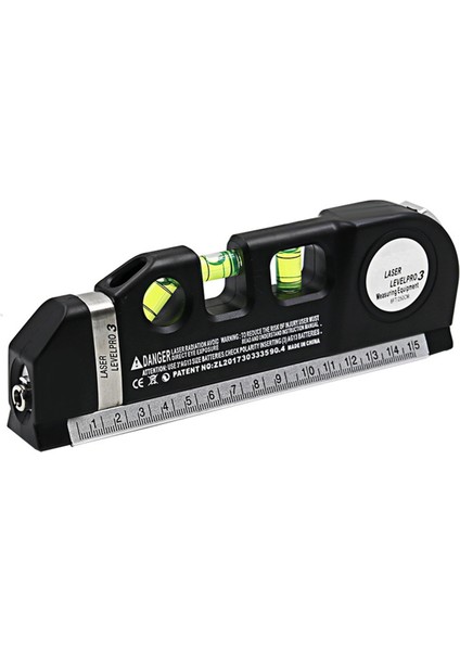 Çok Amaçlı Lazer Cetvel Lazer Çok Işlevli Lazer Seviyesi ve Ruh Seviyesi Metrik Yöneticiler Lazer Düz Çizgi Ufku (Yurt Dışından)