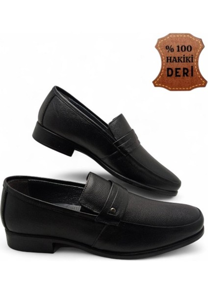 Erkek Iç Dış Hakiki Deri Ultra Rahat Ortopedik Tabanlı Hafif Mevsimlik Siyah Günlük Klasik Ayakkabı fiyatları