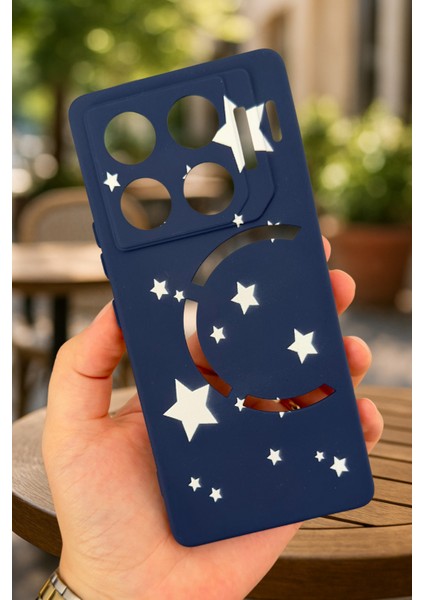 Infinix Gt 20 Pro-Mini Yıldız Desenli Silikon Darbe Emici Klasik Korumalı Rubber Kılıf