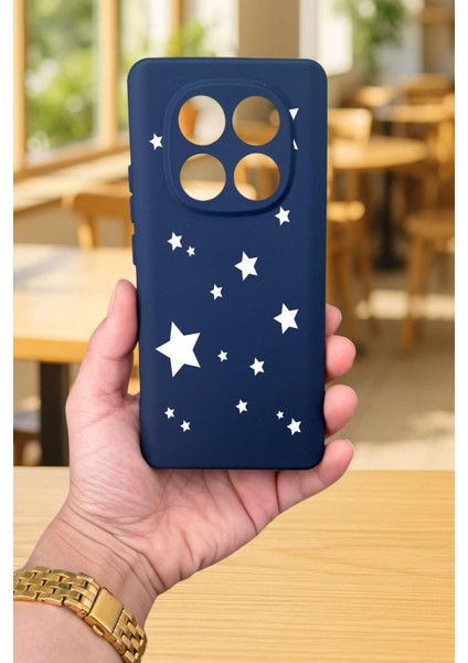 Xiaomi Redmi Note 14 Pro 4g-Mini Yıldız Desenli Silikon Darbe Emici Klasik Korumalı Rubber Kılıf fiyatları
