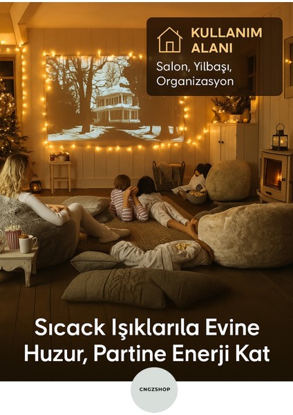 10 Metre Fişli Sarı LED Işık – Yılbaşı Noel Çam Ağacı Balkon ve Salon Dekorasyon Süsleme Ampülü fiyatları